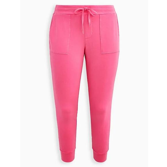 Torrid Jogger Classic Fit Super Soft Fleece Pink - Picture 1 of 8